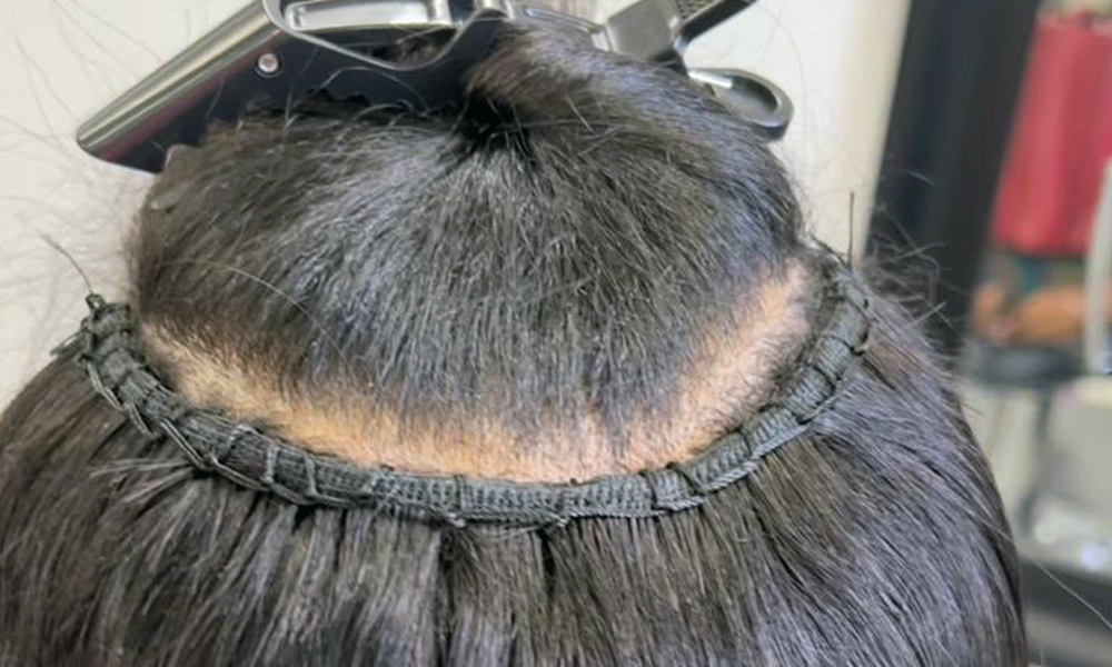 Sowing Extensions and Glues Hair Extensions